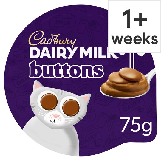 Cadbury Dairy Milk Buttons Chocolate Dessert 75G Tesco Groceries