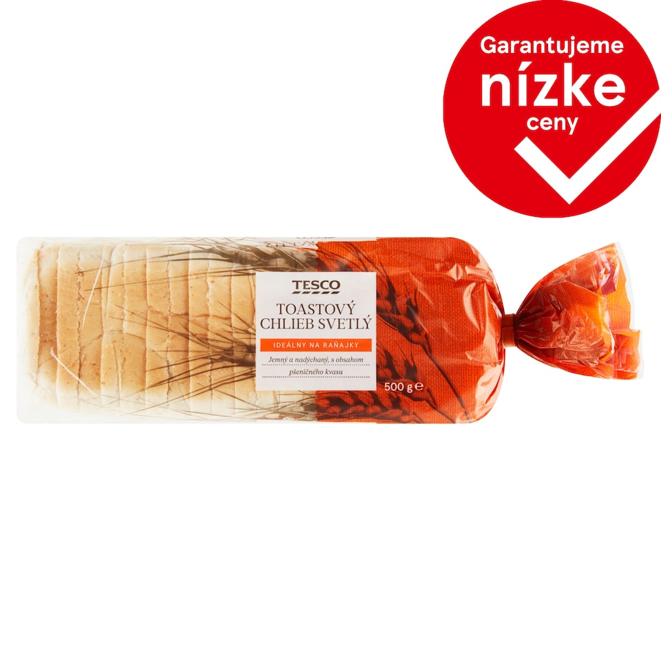 Tesco Toasted Light Bread 500 g