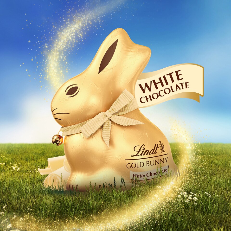 image 1 of Lindt Gold Bunny White Chocolate 200G