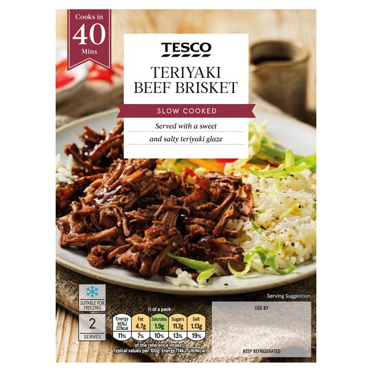 Tesco Teriyaki Beef Brisket 370G Tesco Groceries