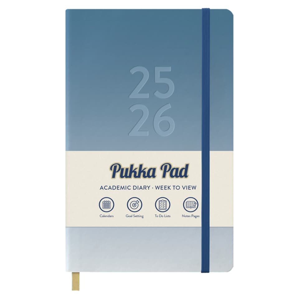Pukka Pad Ombre Academic Diary 2025/2026 - Assorted