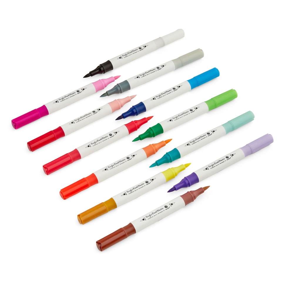 image 1 of Deco Time 12pk Acrylic Twinmarkers
