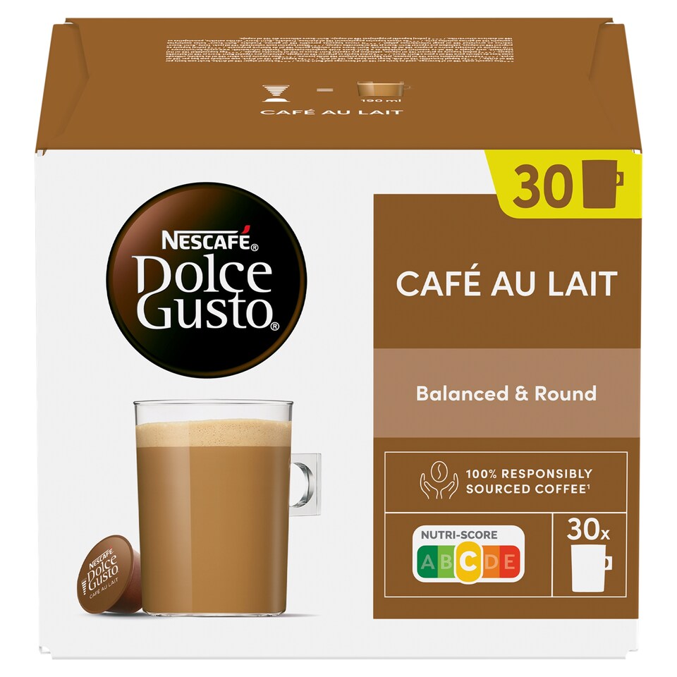 NESCAFÉ Dolce Gusto Café au Lait - káva v kapsulách - 30 ks