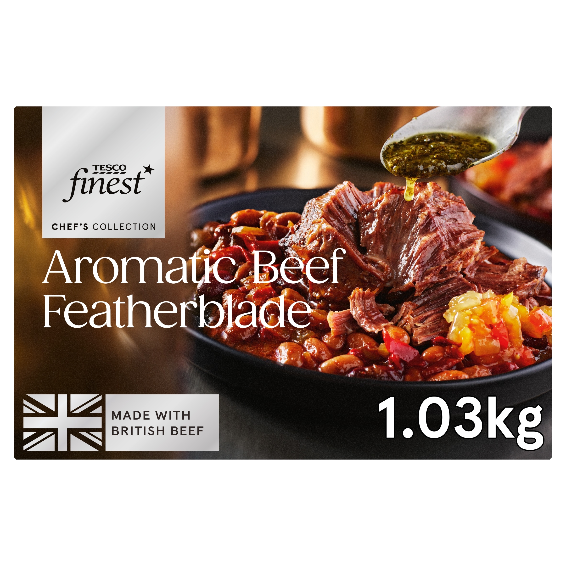 Tesco Finest Chef's Collection Aromatic Beef Featherblade 1.03kg