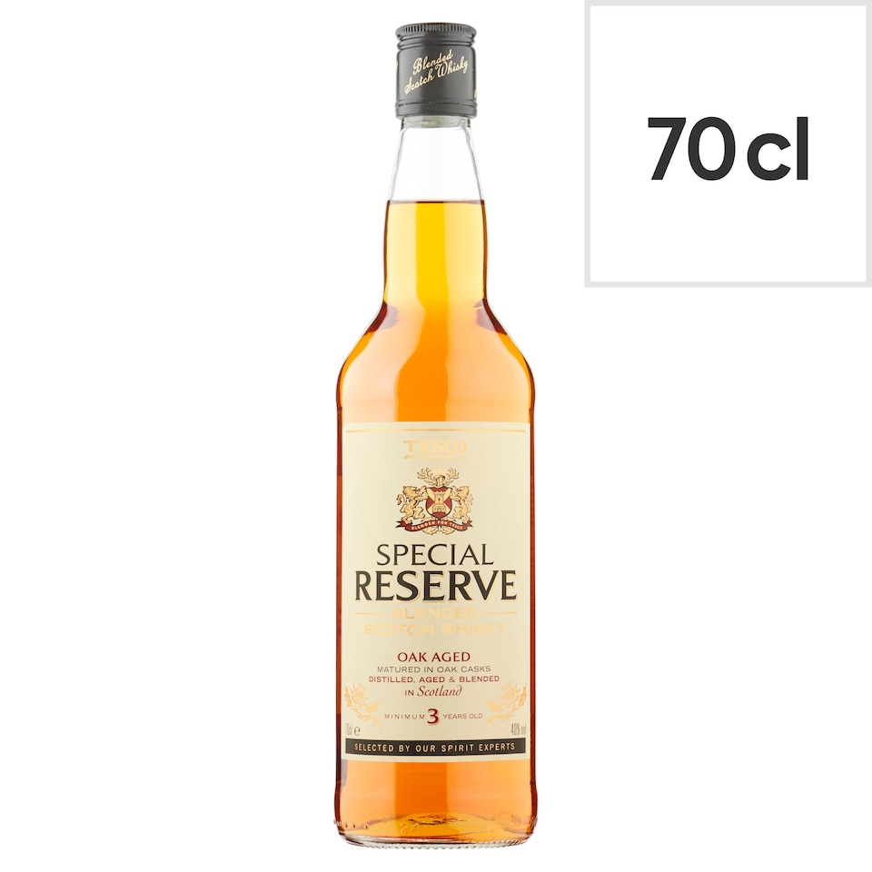 Tesco Special Reserve Scotch Whisky 70Cl