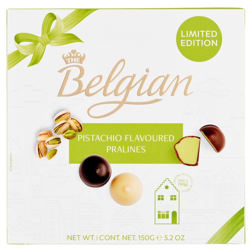 image 1 of The Belgian Pistachio Flavoured Pralines 150 g