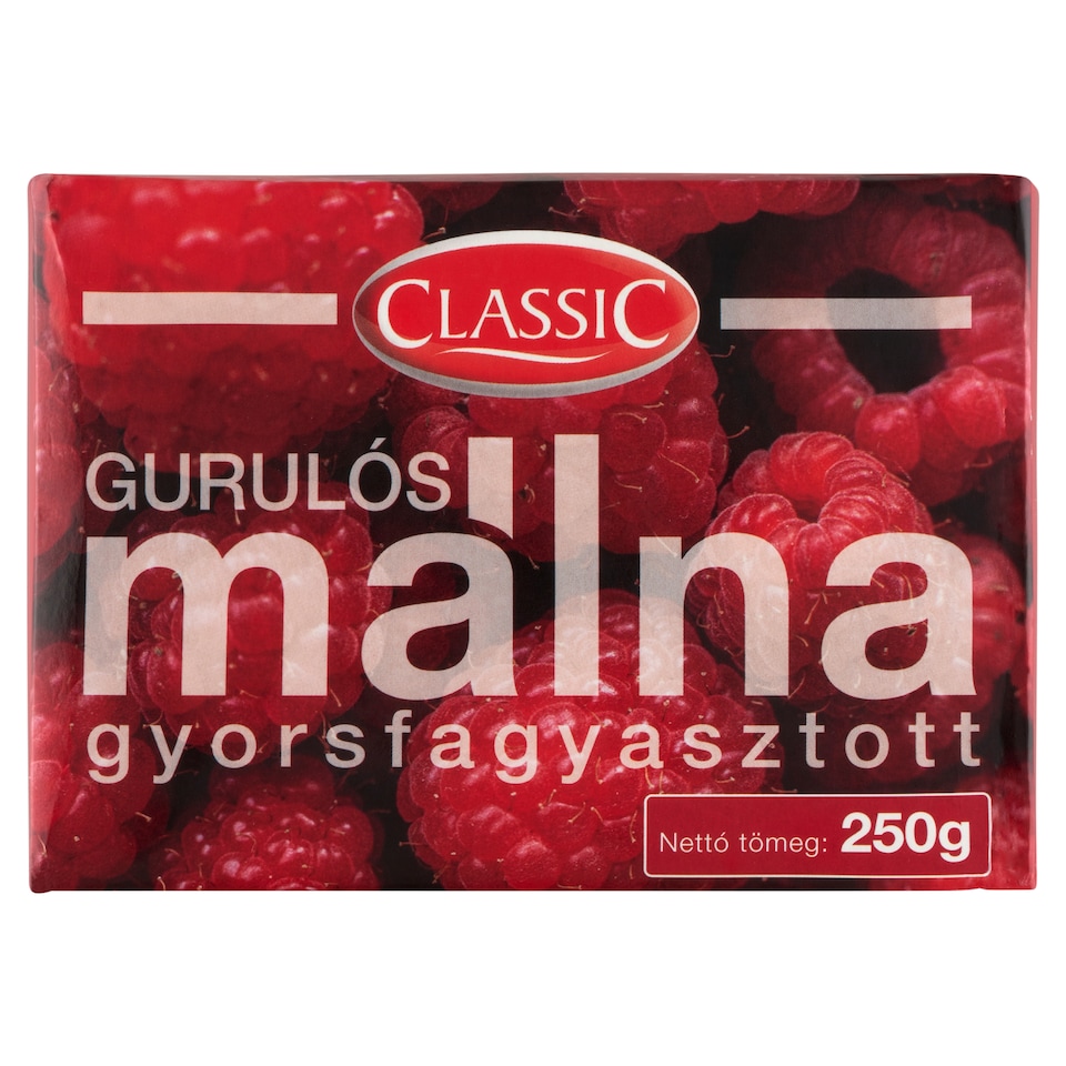 Classic gyorsfagyasztott gurulós málna 250 g  1. kép