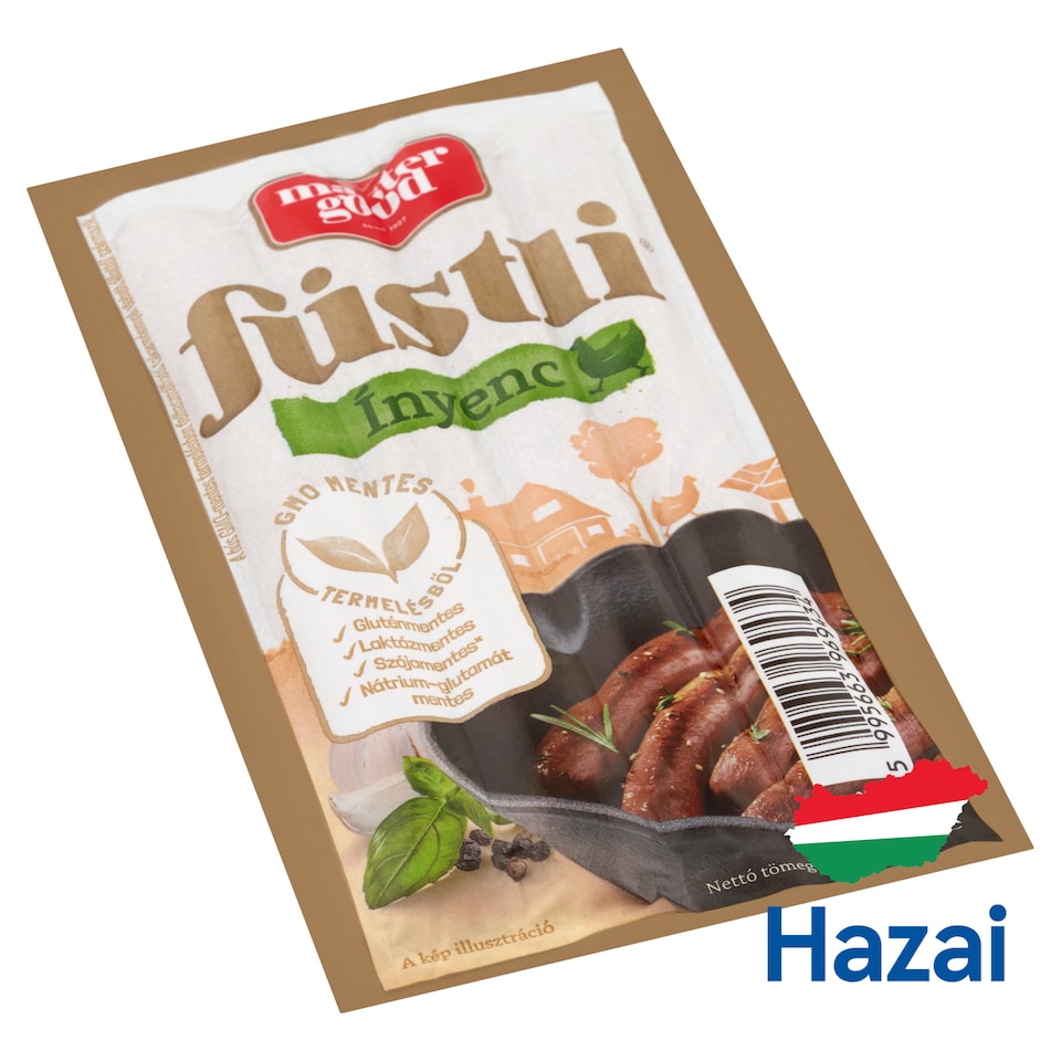 Sága Füstli Ínyenc Pepper-Garlic Flavoured Chicken Frankfurter 140 g