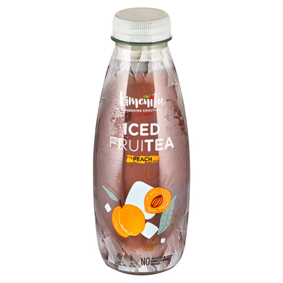 Limeñita Iced FruiTea Peach ital gyümölcslevekkel és fekete tea kivonattal 500 ml