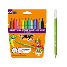 BIC Kids Couleur Colouring Pens 12 Pack 
