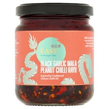 East by Kwanghi Chan Black Garlic Mala Peanut Chilli Rayu 189g