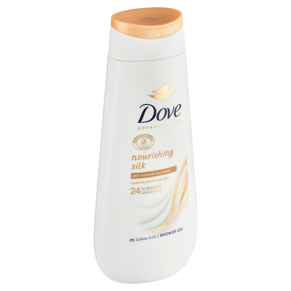 image 1 of Dove Advanced Care Nourishing Silk Shower Gel 225ml