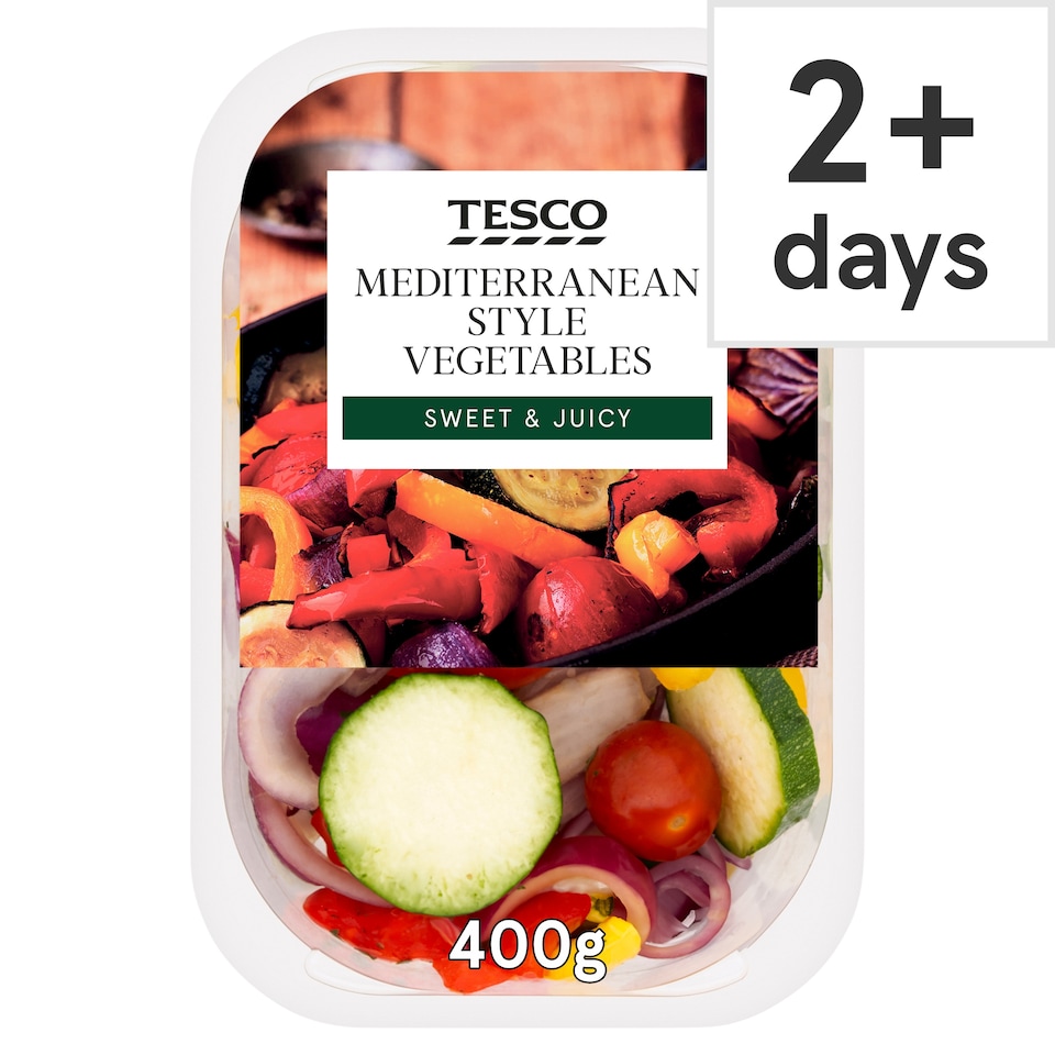 Tesco Mediterranean Style Vegetables 400G