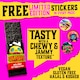 image 3 of Zombie Sours Fruit Snack Bar Variety Multipack 4x25g