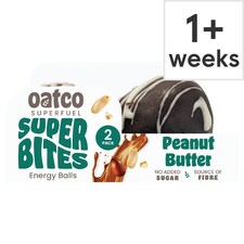 Oatco Super Bites Peanut Butter Oat Energy Balls 2 Pack 68g 
