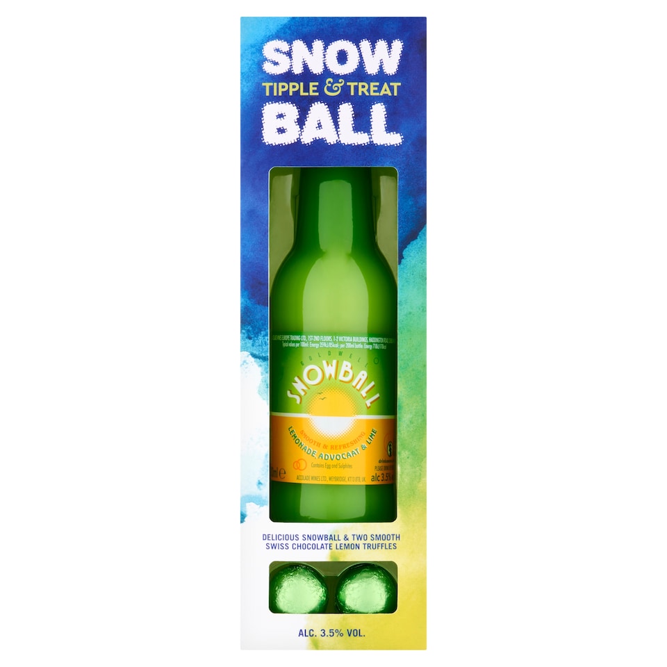 Tipple & Treat Snowball & Chocolate Truffles Giftset
