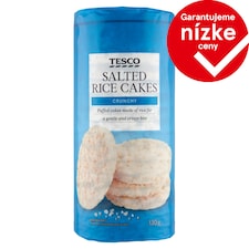 Tesco Ryžové chlebíčky solené 130 g