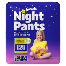 Night Pants Girls 8-15 Years (29-57 kg), 8-Pack