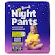 image 1 of Rascals Night Pants Absorbent Disposable Girls Nighttime Bedwetting Overnight Underwear 8-15 Years (29-57 kg), 8-Pack
