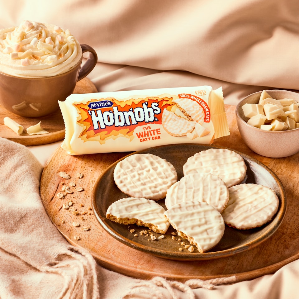 image 1 of McVitie's Hobnobs the white Oaty one 232g