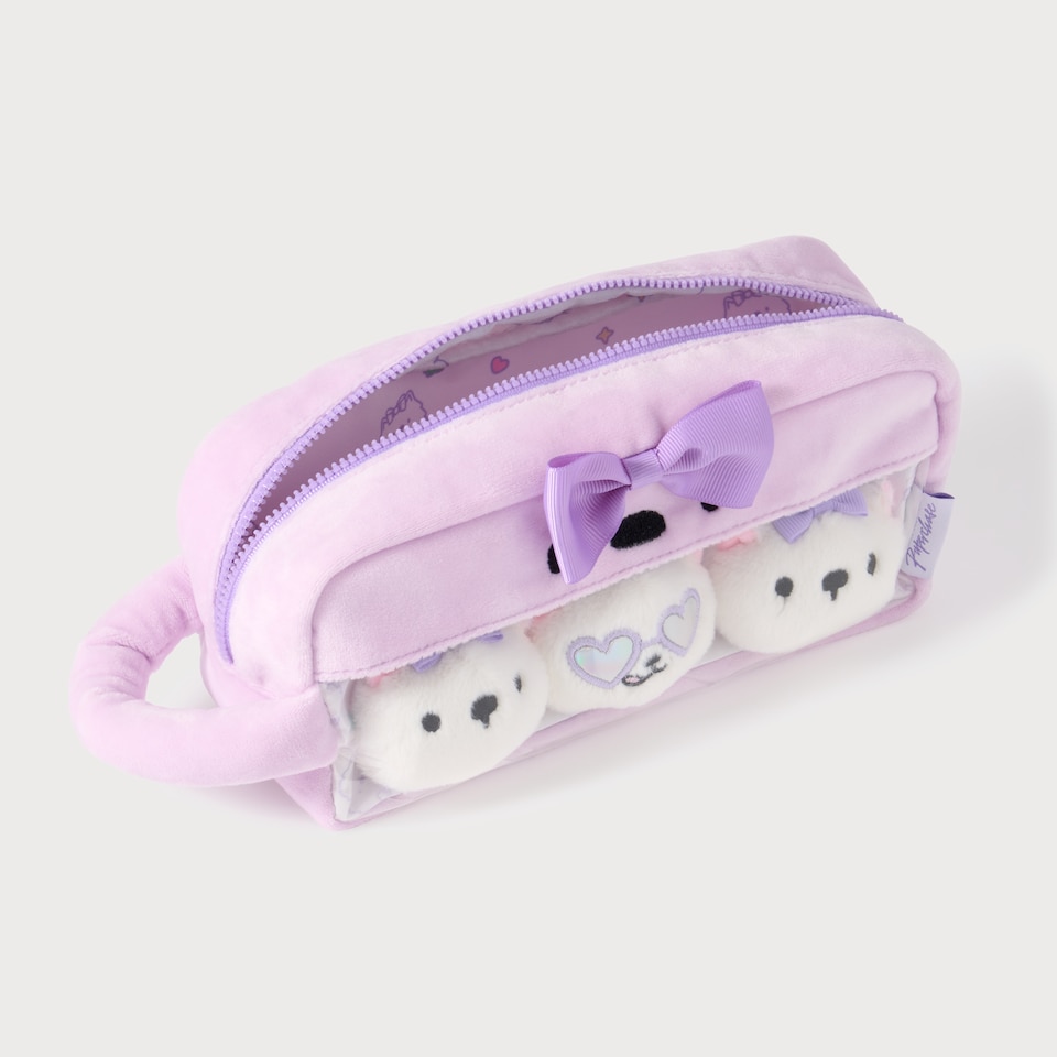 image 1 of Paperchase Poko Pup Plush Pencil Case
