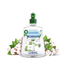 Airwick Air Freshener Active Fresh Refill Cotton 228ml
