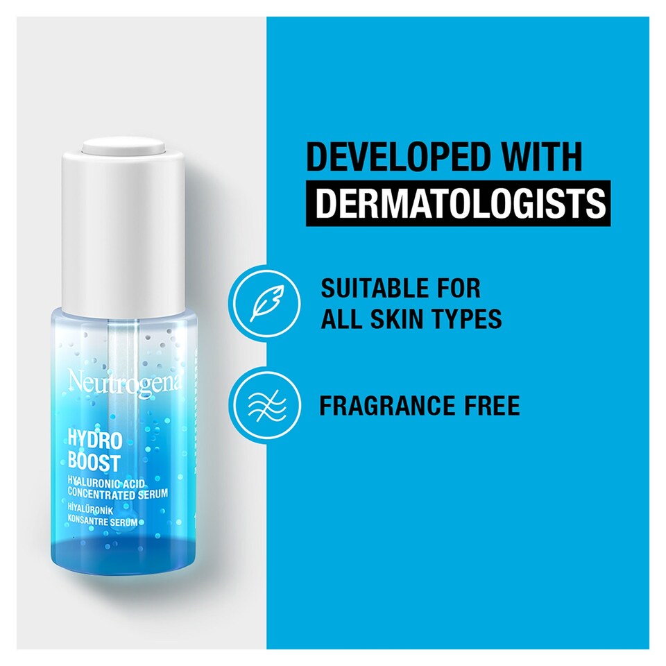 image 1 of Neutrogena Hydro Boost Hyaluronic Acid Concentrated Serum 15ml
