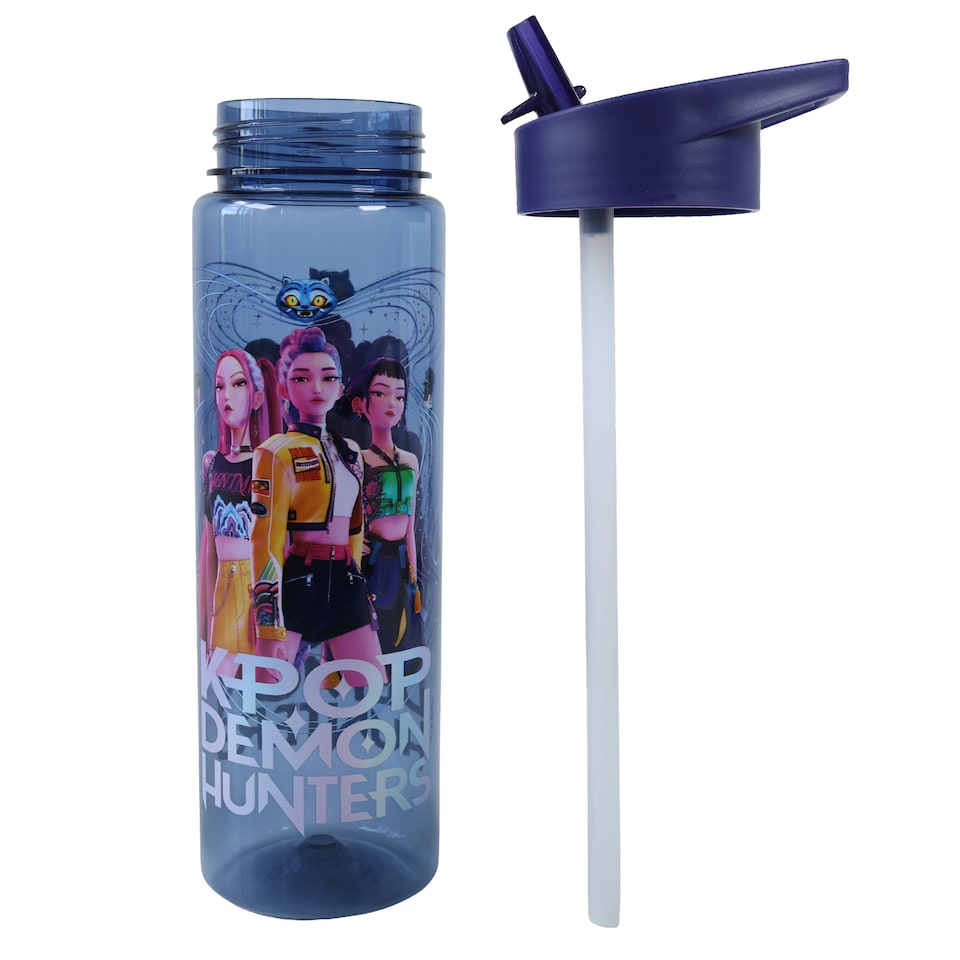image 1 of K-Pop Demon Hunters Flip Top Water Bottle 700ml