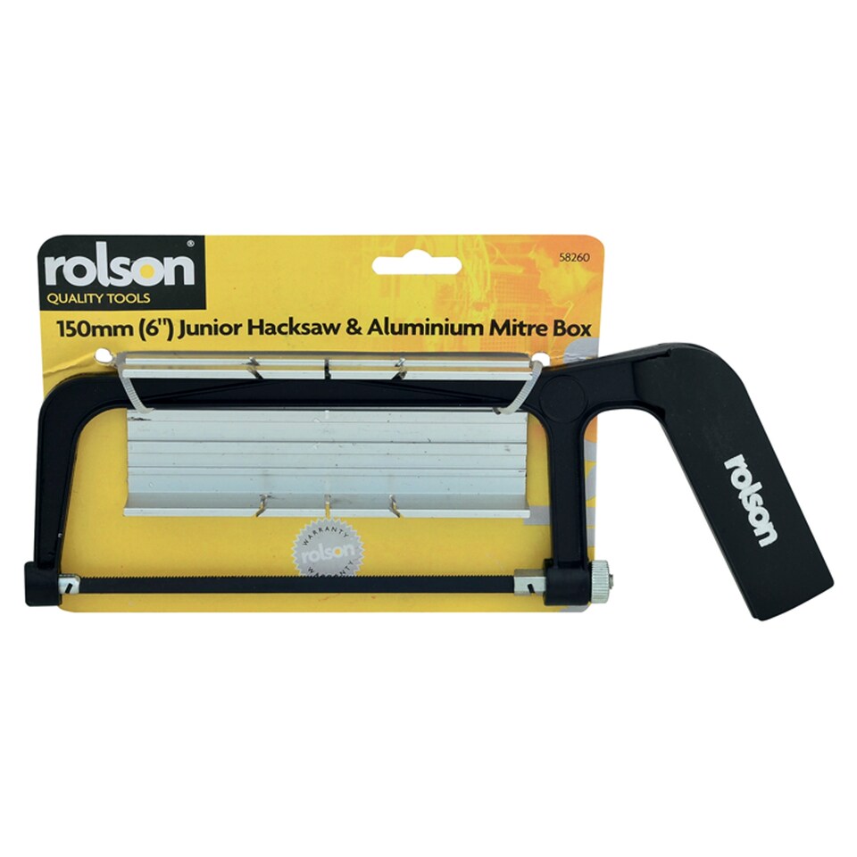 Rolson 150mm jnr Hacksaw & Mitre Box - Tesco Groceries