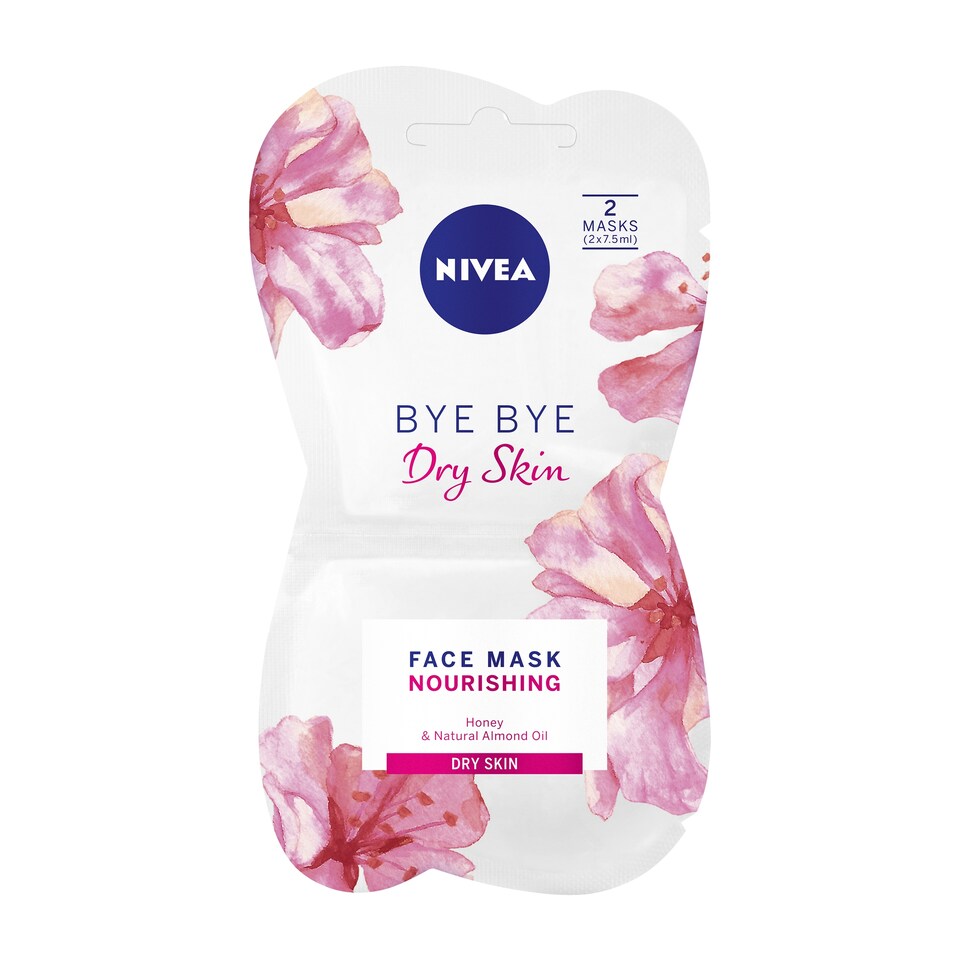 image 1 of Nivea Nourishing Face Mask Dry Skin 15Ml 2 Pack