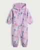 image 4 of Bluey Rainy Day Print Hooded Puddlesuit in Purple