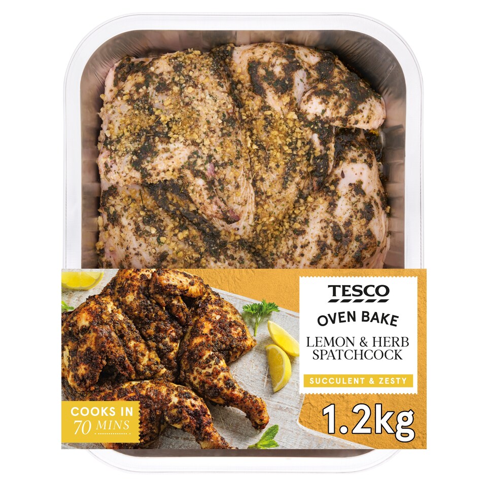 Tesco Lemon & Herb Spatchcock 1.2kg