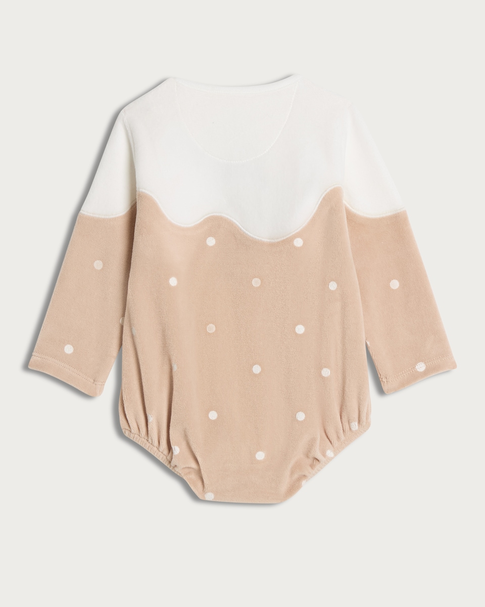 image 1 of F&F Baby 3-Piece Cotton Rich Little Pudding Bodysuit, Hat and Tights Set in White