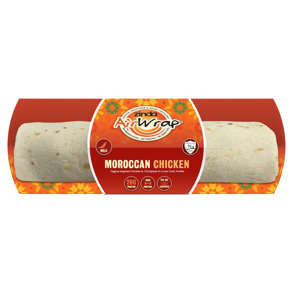 Zinda Moroccan Chicken Airwrap 227G