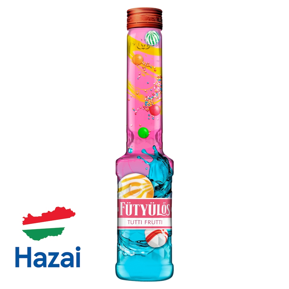 Fütyülős Tutti Frutti ízű likőr 24,5% 0,5 l   1. kép