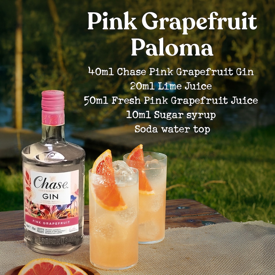 image 1 of Chase Pink Grapefruit Gin 40% vol 70cl
