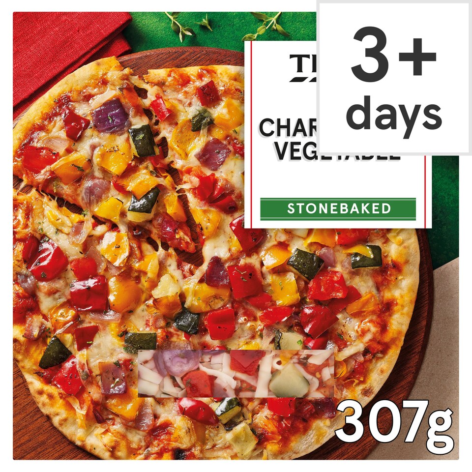 Tesco Stonebaked Chargrilled Vegetable Pizza 307G - Tesco Groceries