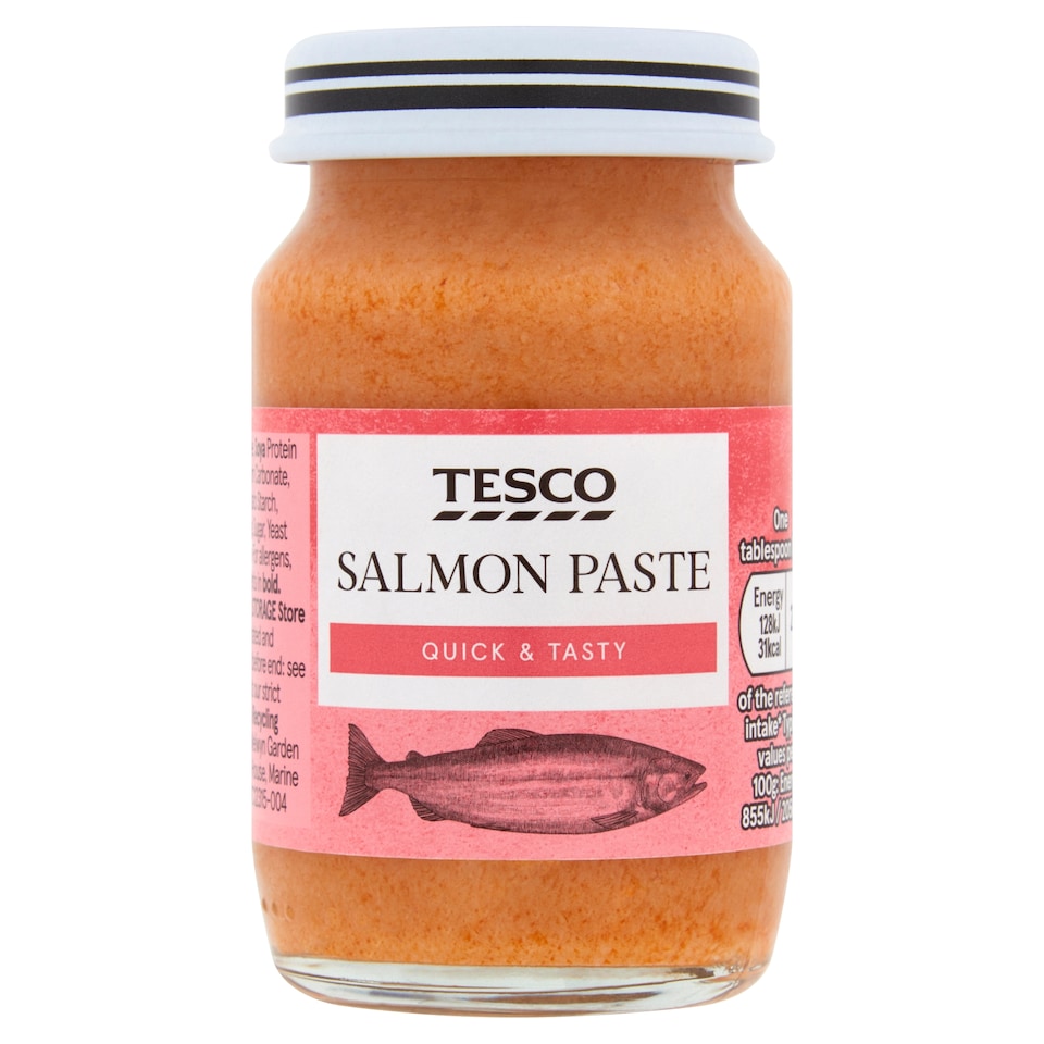 Tesco Salmon & Shrimp Paste 75G