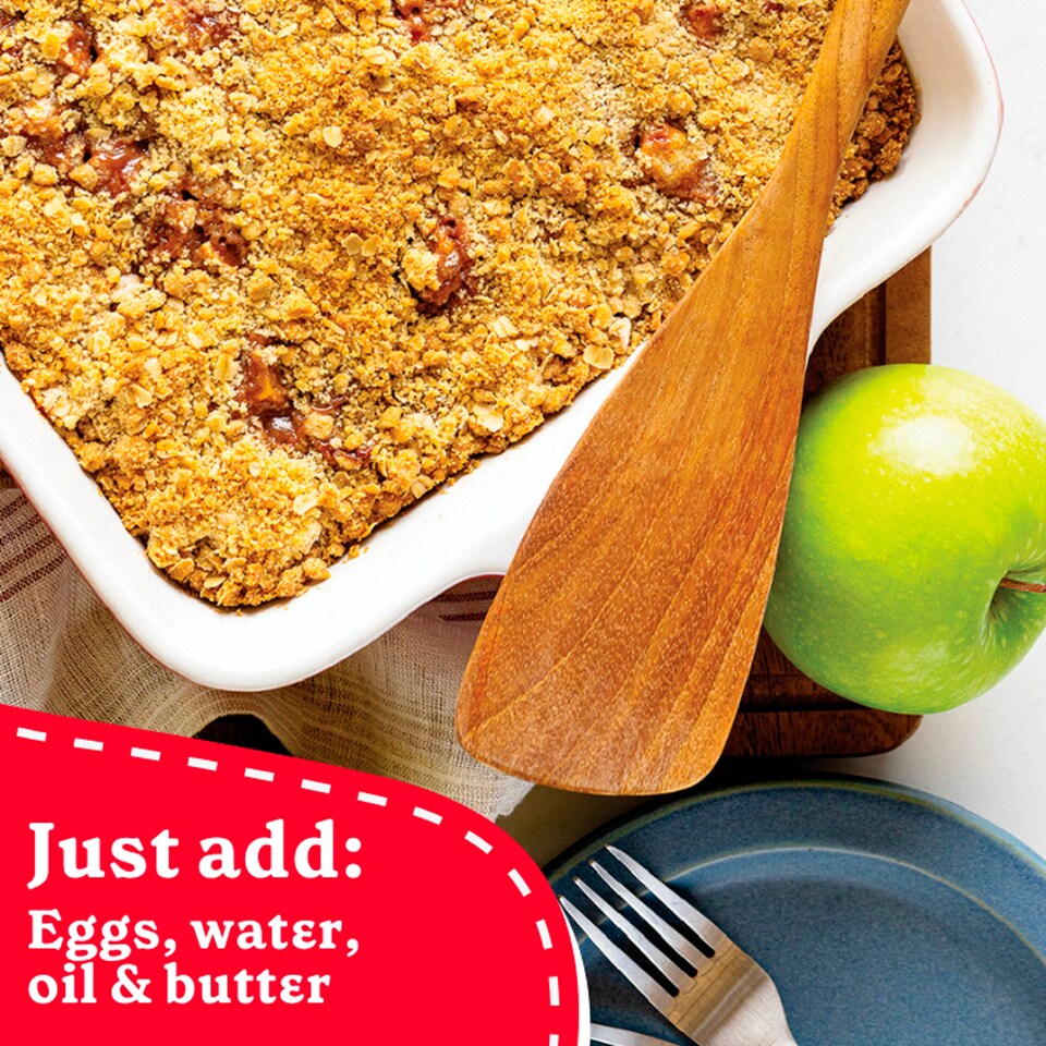 image 1 of Betty Crocker Apple Crumble Cake Kit 388g