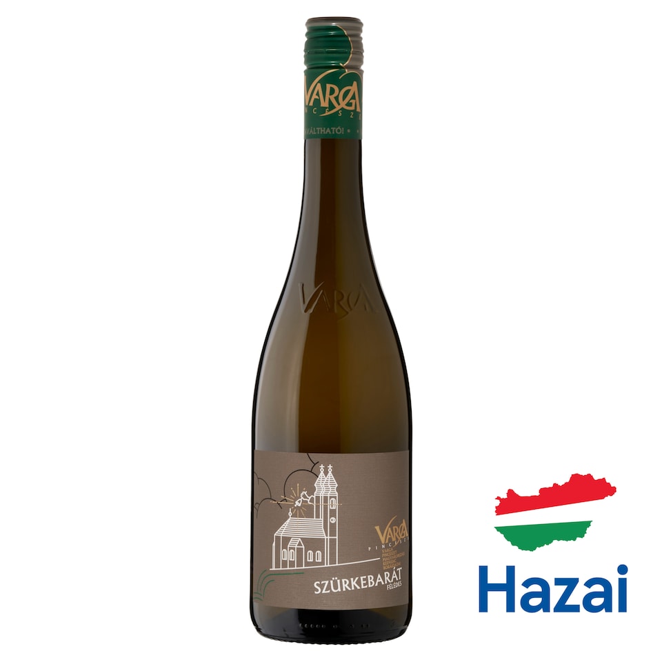 Varga Szürkebarát félédes fehérbor 0,75 l