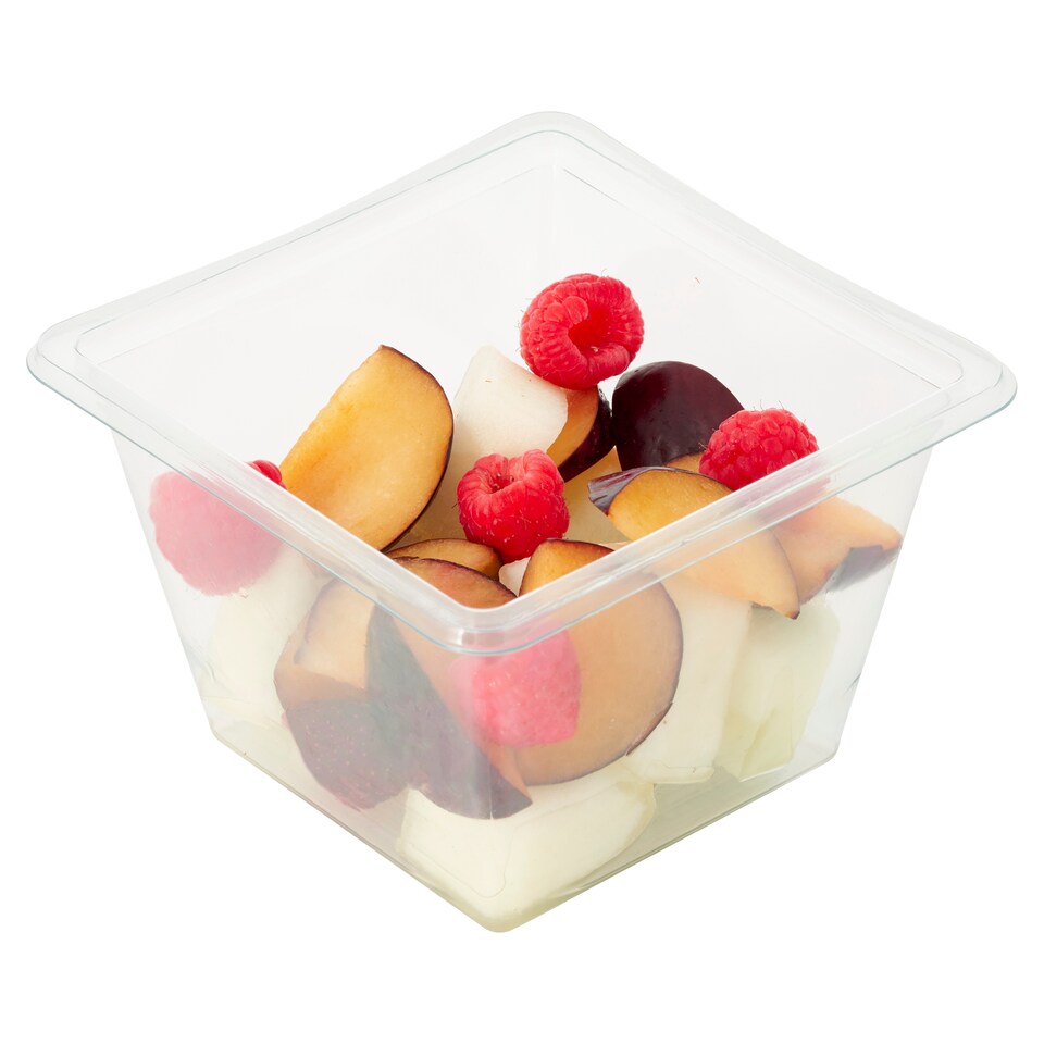 image 1 of Tesco Melon Stone Fruit Raspberries 220G
