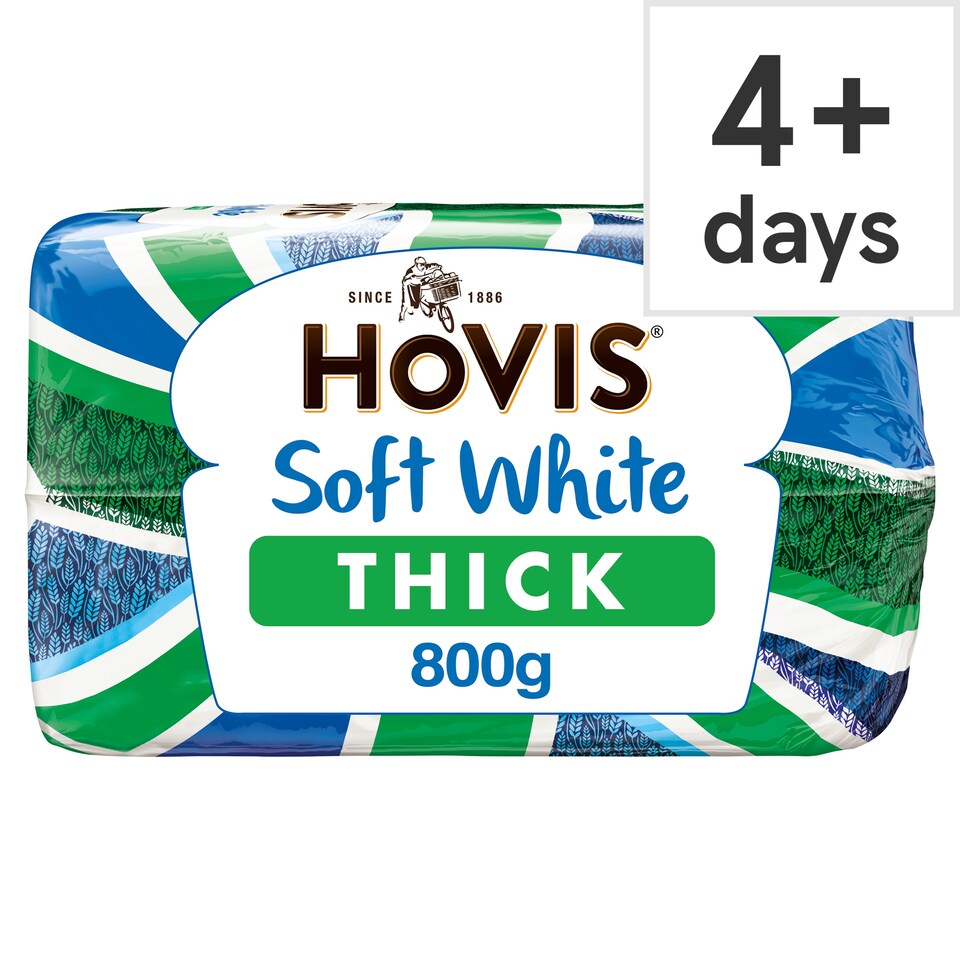image 1 of Hovis Soft White Thick Sliced Bread 800g