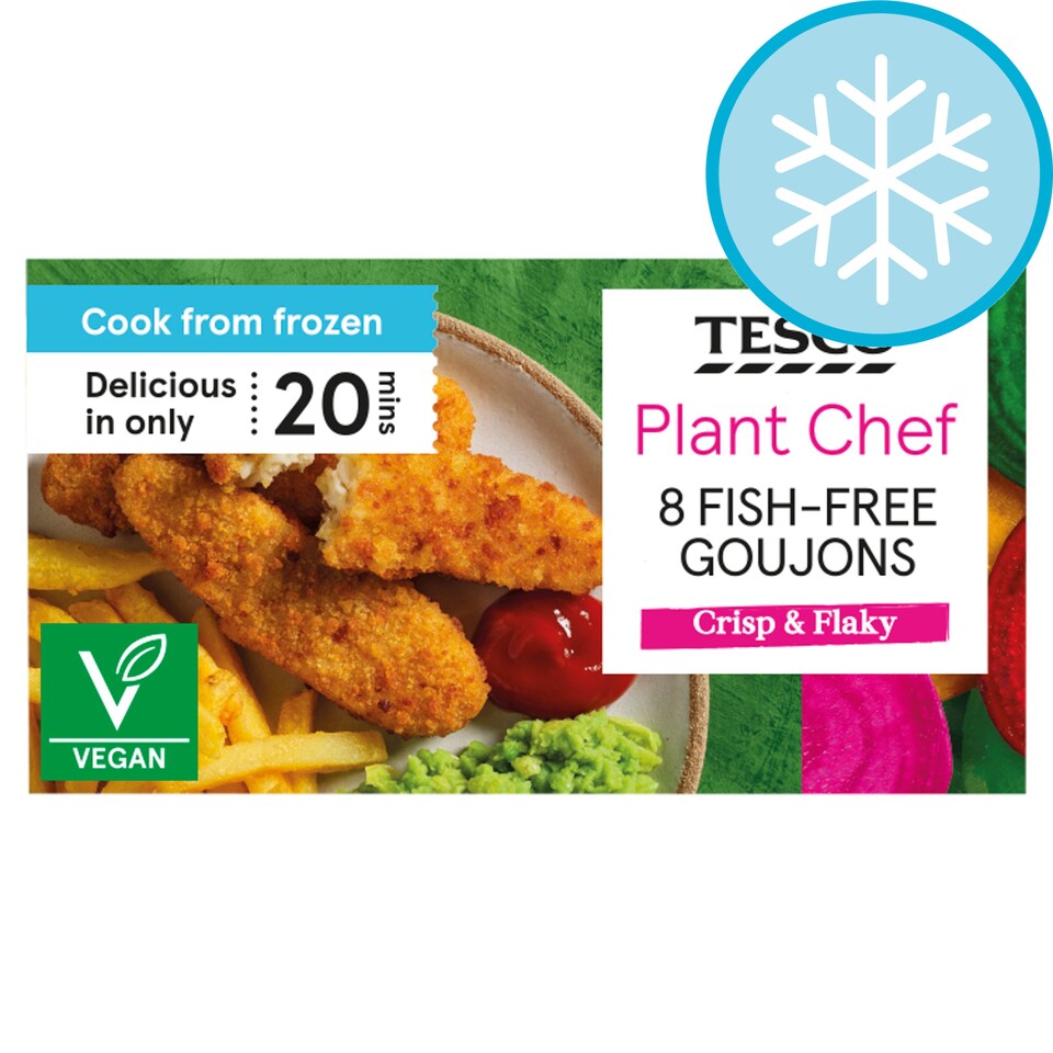 Tesco Plant Chef 8 FishFree Goujons 240G Tesco Groceries