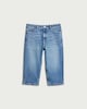 image 4 of F&F Mid Rise Capri Jeans in Blue