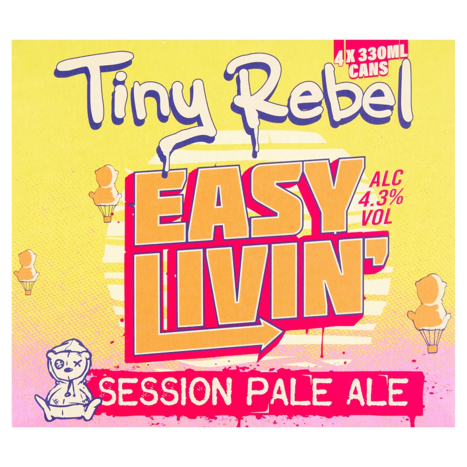 Tiny Rebel Easy Livin' Session Pale Ale 4 x 330ml
