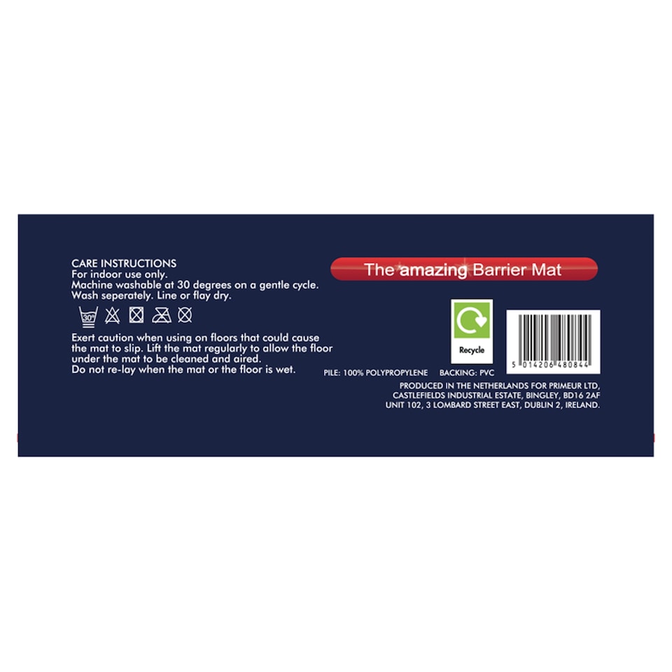 image 1 of Mighty Mat Charcoal Barrier Mat 40 X 60Cm