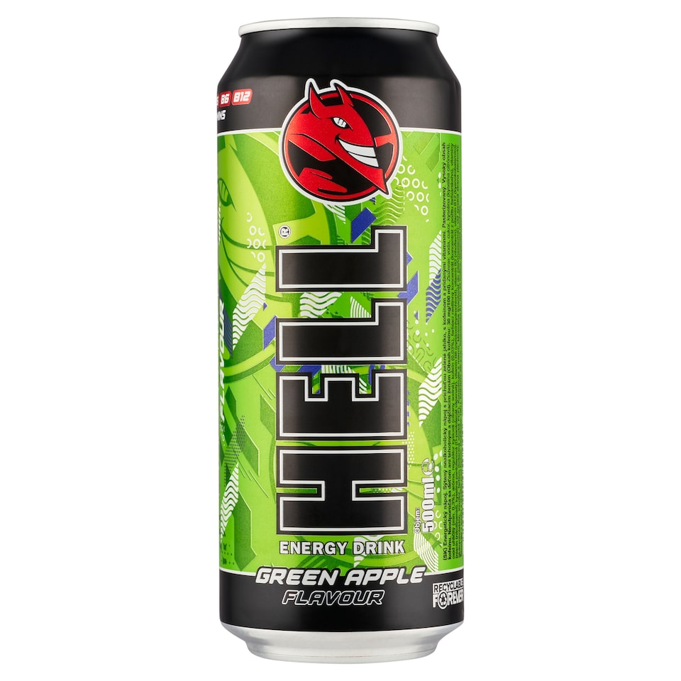 obrázok 1 z Hell Green Apple energetický nápoj 500 ml