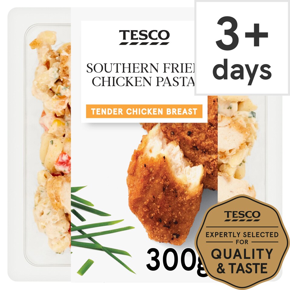 Tesco Southern Fried Chicken Pasta 300G Tesco Groceries