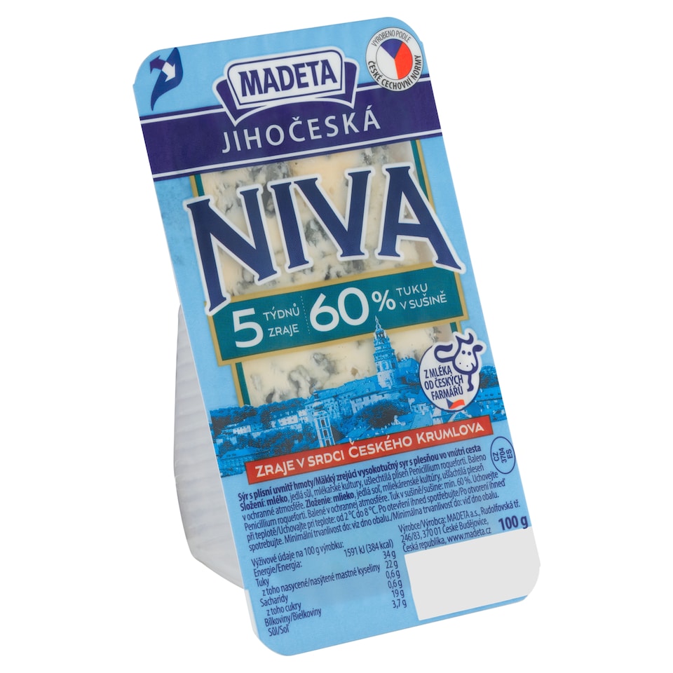 Obrázek 1 pro produkt Madeta Jihočeská niva 60 % 100g