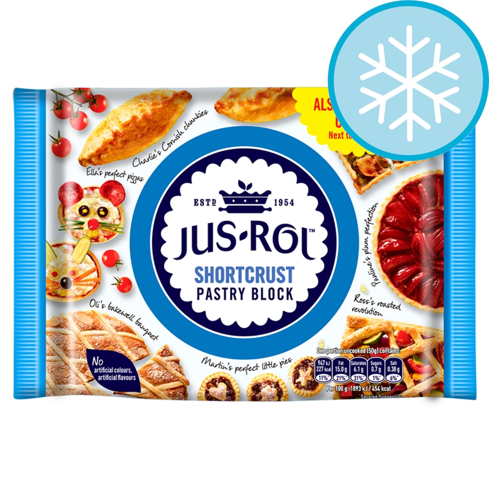 Jus Rol Shortcrust Pastry 500G